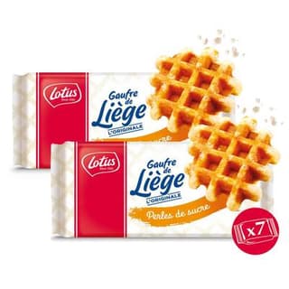 Lotus Gaufres de Liège Perles de Sucre, Lot de 2x315g