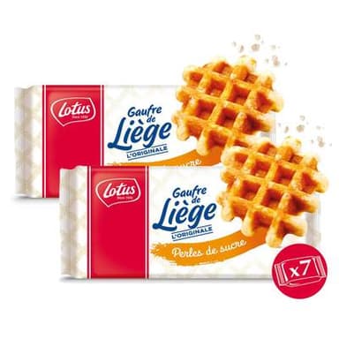 Lotus Gaufres de Liège Perles de Sucre, Lot de 2x315g