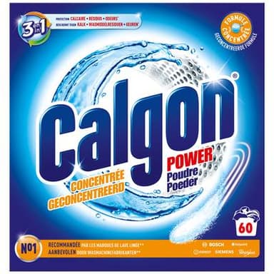 Calgon Anti-calcaire poudre 3en1 - 60 doses, 1,5kg