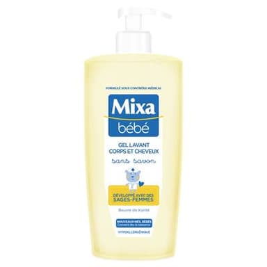 Mixa Gel lavant corps & cheveux des maternité, 750ml