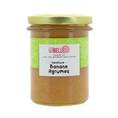 Confiture Re-Belle Confiture Banane Agrumes, 230g