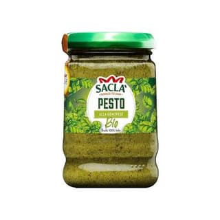 Sacla Sauce pesto alla genovese bio sans gluten en bocal, 190g