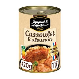 Raynal et Roquelaure Cassoulet Toulousain cuisiné à la graisse d'oie, 420g