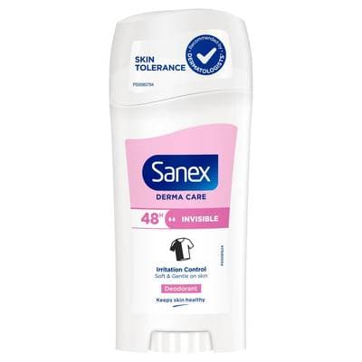 Sanex Déodorant Invisible 48H Derma Care, 65ml