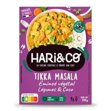 HARI&CO Tikka Massala Végétal, 280g