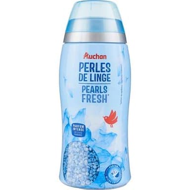 Auchan Parfum de linge en perles parfum fraîcheur, 275g