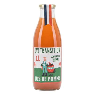 Transition Jus de Pommes  Conversion biologique, 1L