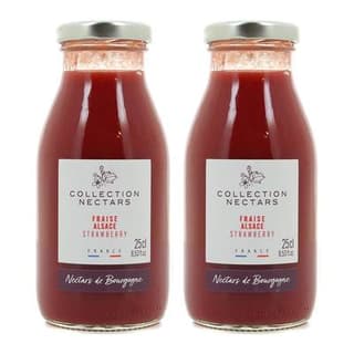 Nectars de Bourgogne Nectar de Fraise d'Alsace, Lot de 2x25cl