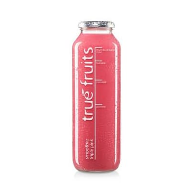 true fruits Smoothie Pink au fruit du dragon rose et corossol, 75cl