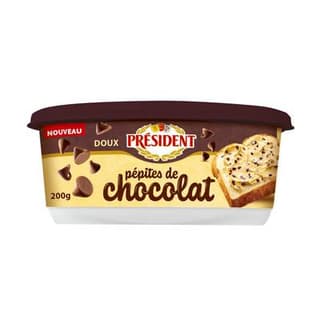 Président Beurre tendre doux aux pépites de chocolat