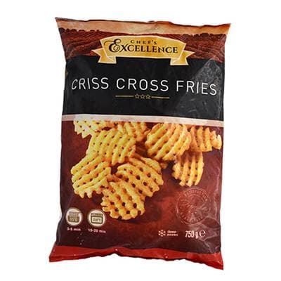 Chef's Excellence Frites Criss Cross, 750g