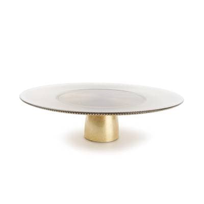 Collection Glint Plat à tarte sur pied 33xH10cm gold Glint, 1  pièce
