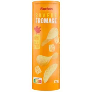 Auchan Chips tuiles saveur emmental, 170g