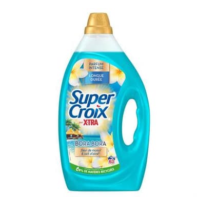 Super Croix Lessive liquide Bora Bora 63 lavages, 2,835L