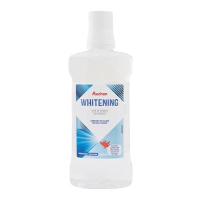 Auchan Bain de bouche blanchissant, 500ml