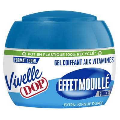 Vivelle Dop Gel coiffant Effet Mouillé Fixation Force 5, 190ml