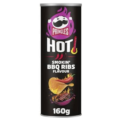 Pringles Chips Tuiles HOT BBQ Ribs, 160g