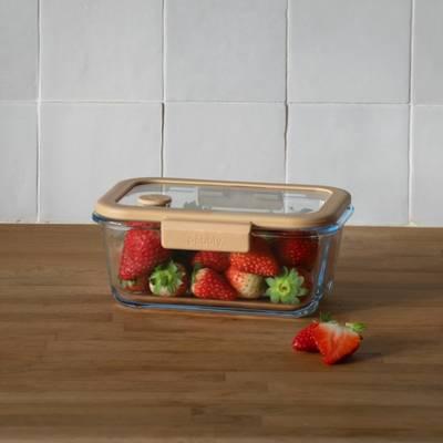 3760132816449 - Pebbly - Boîte rectangulaire en verre sous-vide
