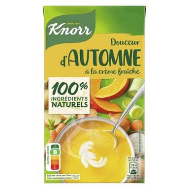 Knorr & La Potagère Soupe Douceur d'Automne à la crème fraîche, 1L