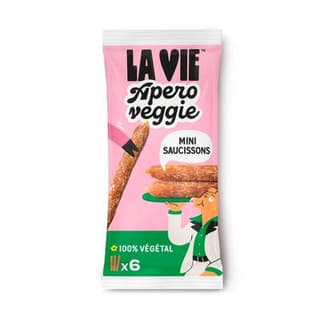 La Vie Batonnets Végétaux Fumés à Base de Blé, 6 pièces - 75g
