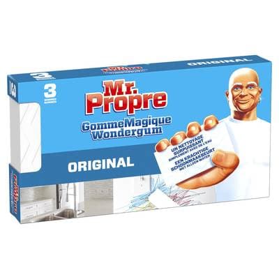 Mr Propre Gomme Magique Original nettoyante, 3 pièces