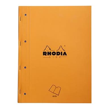 Rhodia Bloc-Notes 22,3 x 29,7 cm grands carreaux Côté Side, 160  pages