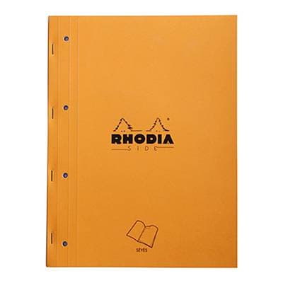 Rhodia Bloc-Notes 22,3 x 29,7 cm grands carreaux Côté Side, 160  pages