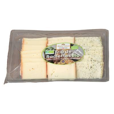 3309480060250 - La Dent Du Chat - Raclette 3 saveurs bio tranche (nature, fumée, ail des ours) IGP