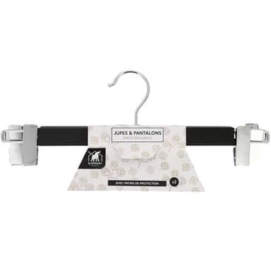 Elephant Cintre bois pince, 2 cintres