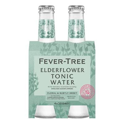 Fever Tree Tonic water fleur de sureau, 4x20cl