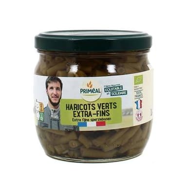 Priméal Haricot vert Extra Fin bio Origine France, 370ml