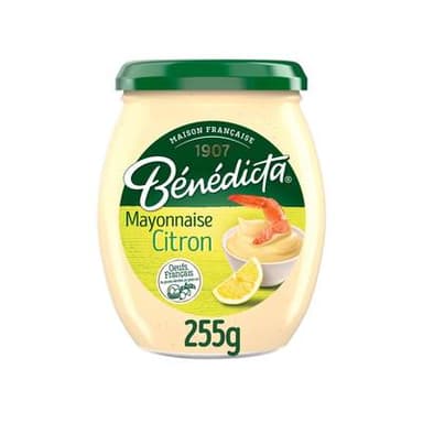 Bénédicta Mayonnaise au citron, 255g