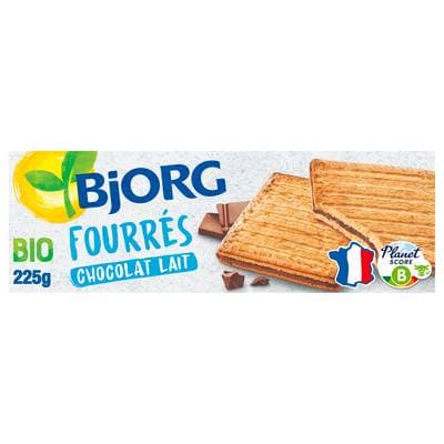 Bjorg Fourrés chocolat au lait bio, 225g