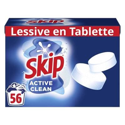 Skip Lessive tablette Active Clean, 28 tablettes