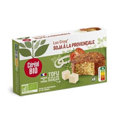 Céréal Bio 2 Galettes Végétale Soja à la Provençale Veggie Bio- Croq'soja, 200g