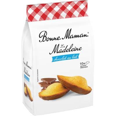 Bonne Maman Madeleine chocolat au lait x10, 300g
