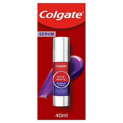 Colgate Sérum blancheur après brossage blanchiment instantané Max White, 40ml