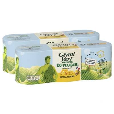 Géant Vert Maïs extra tendre, Lot de 2 - 3x140g