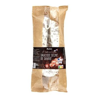 Auchan Terroir Saucisse Sèche de Savoie, 200g