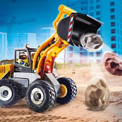 PLAYMOBIL CITY ACTION Chargeuse sur pneus 70445