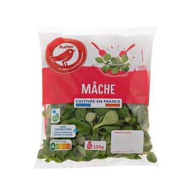 Auchan Mâche Origine France, 125g