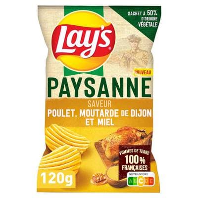 Lay's Chips Poulet Moutarde de Dijon et Miel, 120g