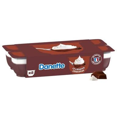 Danette Liegeois au Chocolat, 8x100g