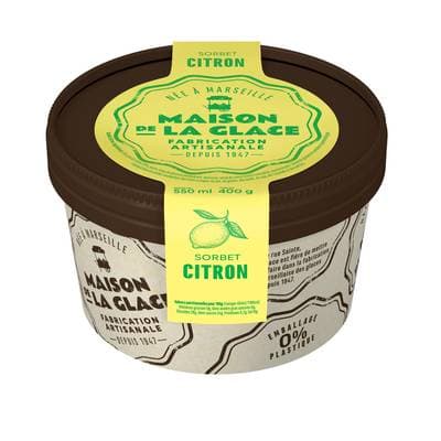 Maison de la Glace Sorbet citron, 400g