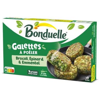 Bonduelle Galette brocoli épinard, 300g