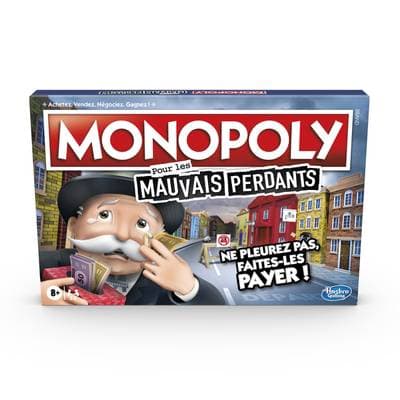 Hasbro Gaming Monopoly mauvais perdants