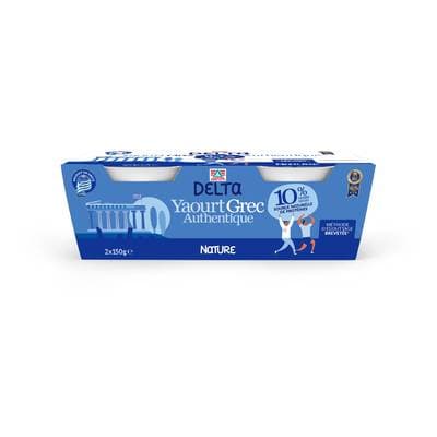 Delta Yaourt Grec 10%mg, 2x150g