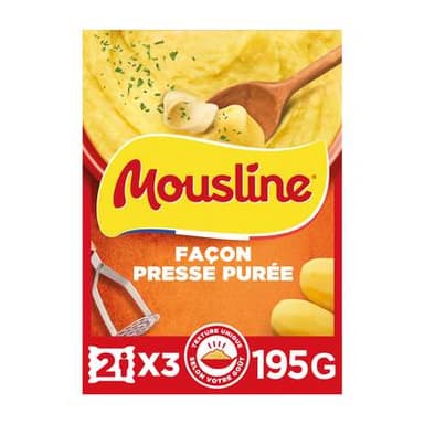 Mousline Purée Façon Presse purée, 195g