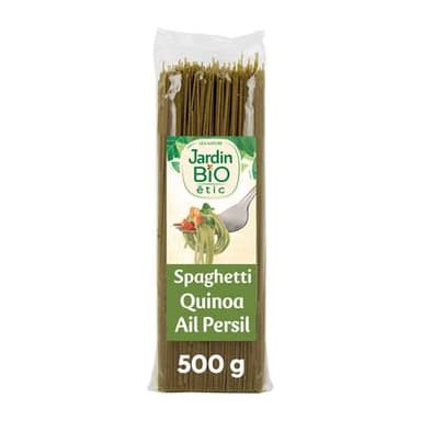 Jardin Bio Etic Spaghetti Quinoa Persil et Ail bio, 500g