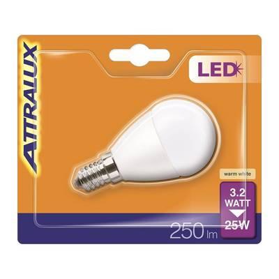 8710619390851 - Attralux - Ampoule led E14 sphérique blanc chaud 